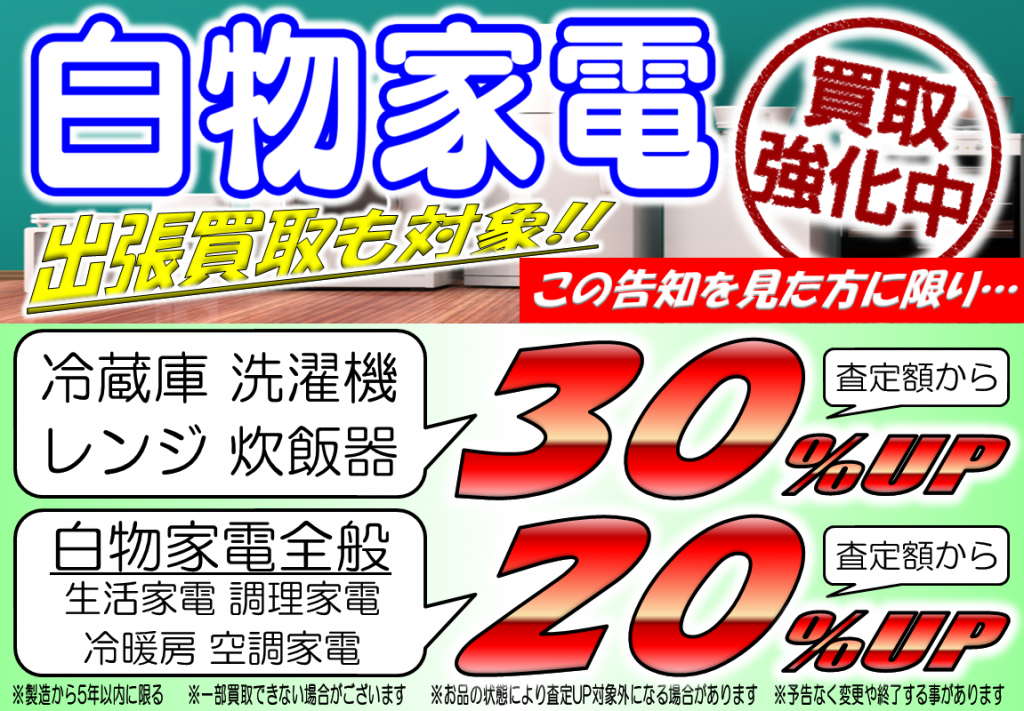 白電強化